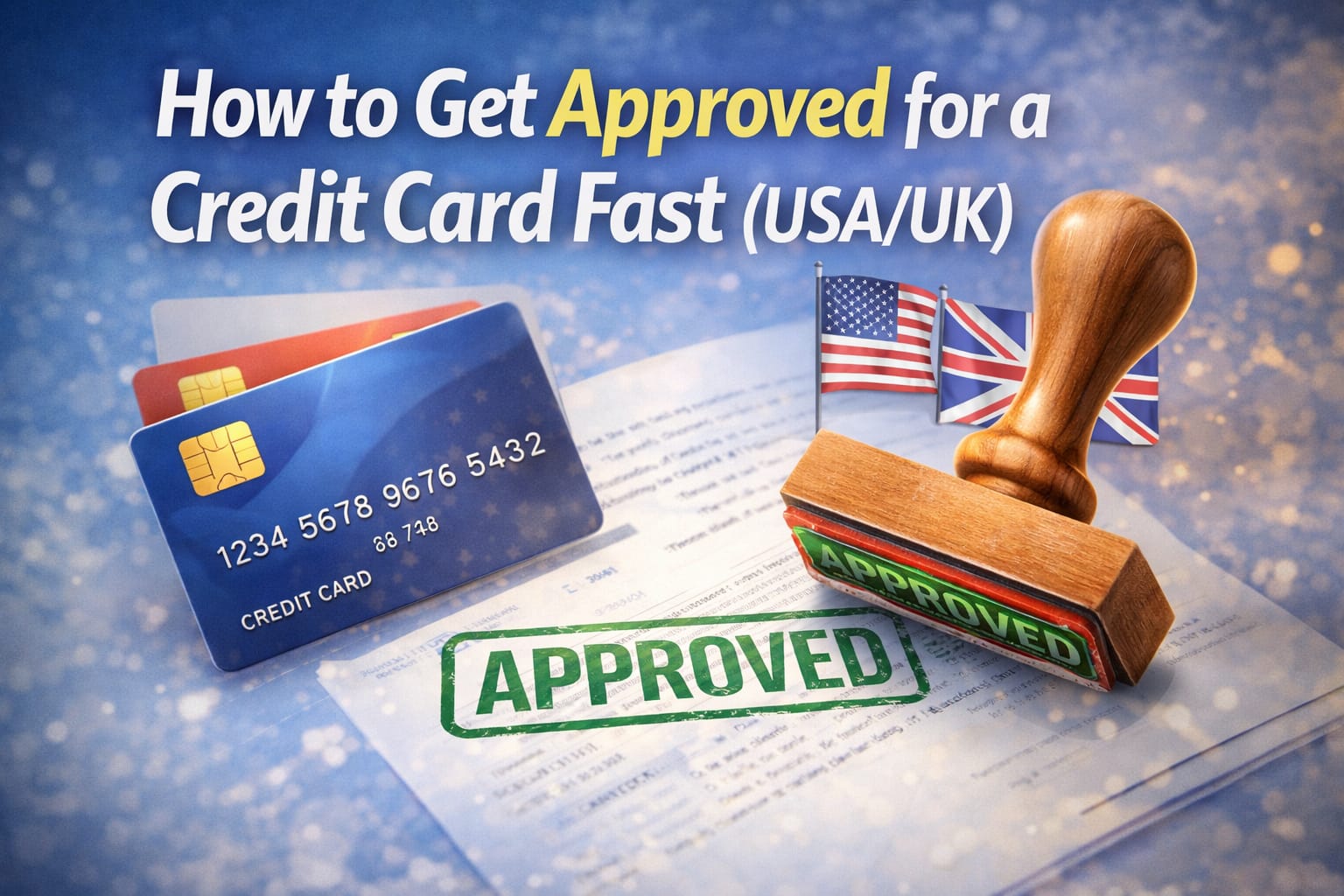 How to Get Approved for a Credit Card Fast (USA/UK)